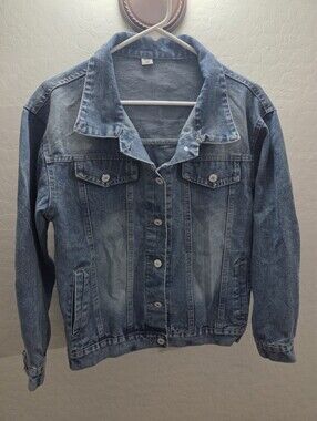 Bei Bei Classic Blue Denim Jean Jacket - Women's Medium NWT